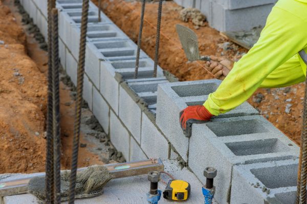 Block Installation in Sandy