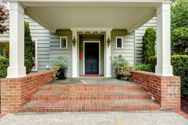 Front Porch Masonry Repair in Sandy