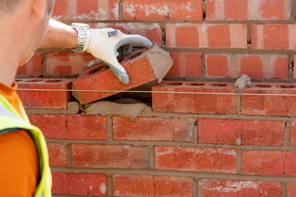 Red Brick Installation in Sandy