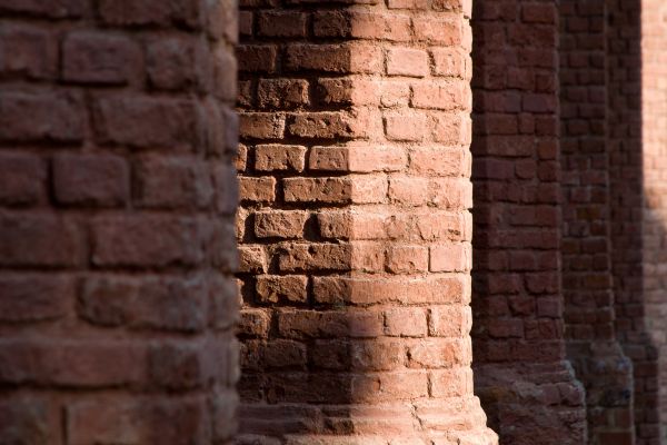 Brick Pillars Installation in Sandy