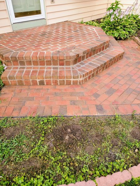 Brick Stoop Repair in Sandy