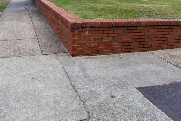Brick Retaining Wall Repair in Sandy