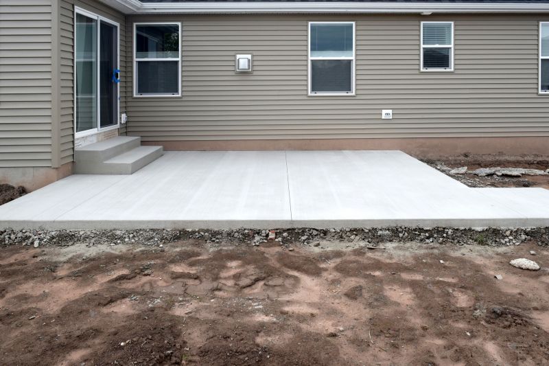 Concrete Patio Setup